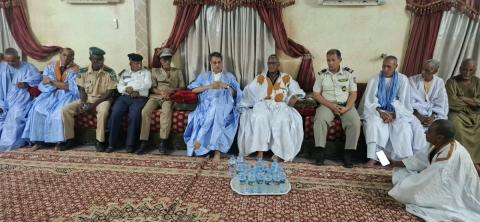 الطينطان : والي الحوض الغربي يقدم تعازي رئيس الجمهورية لولد لوزير الداخلية الاسبق محمد راره في وفاة شقيقه...