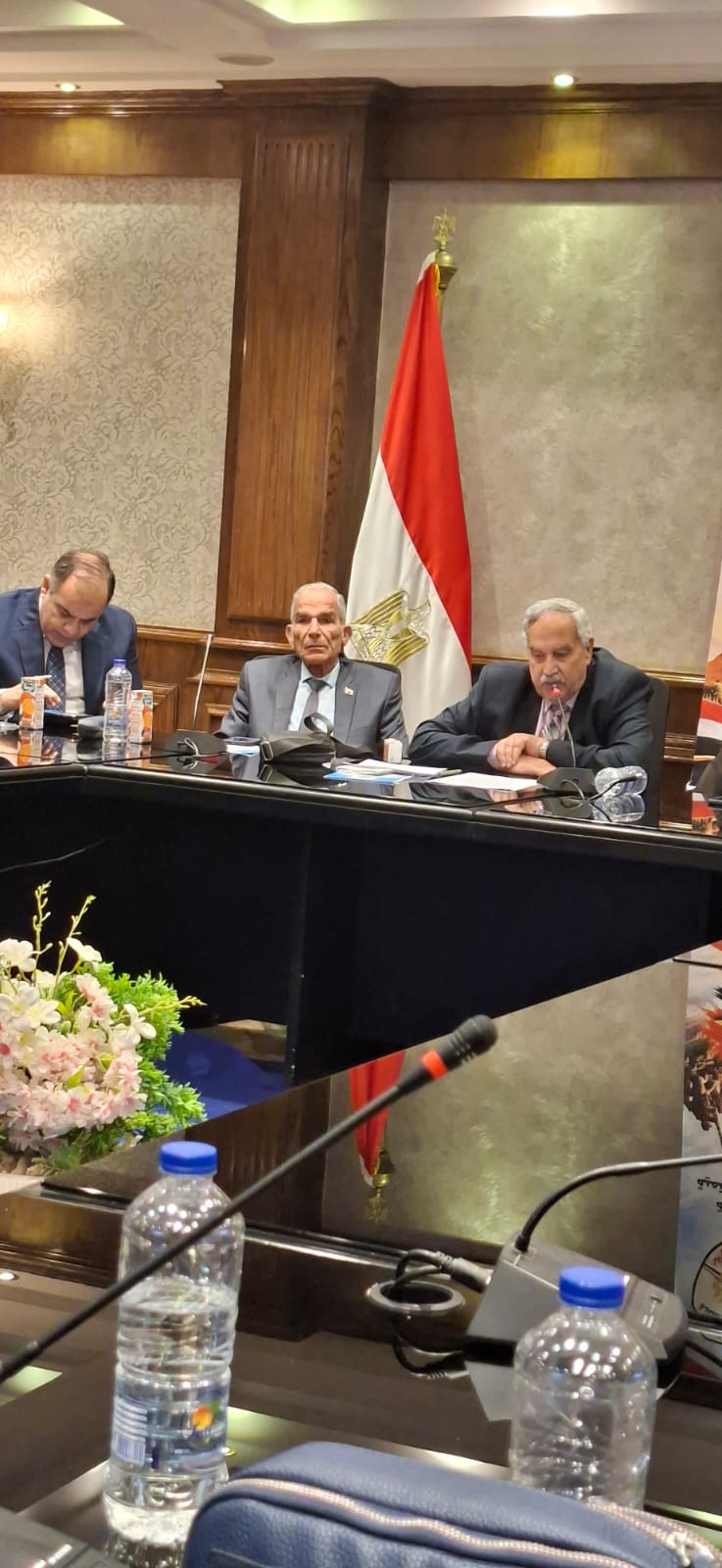 في مقر وزارة الشباب والرياضة مؤسسة رسالة السلام العالمية تحتفل بنصر أكتوبر وتكرم أربعة من أبطال الحرب